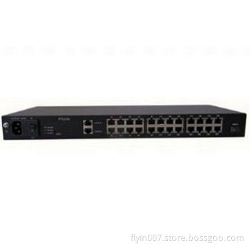 Flyin FTTC FTTB 8FE 16FE 24FE MDU ONU 1U Chassis EPON Network